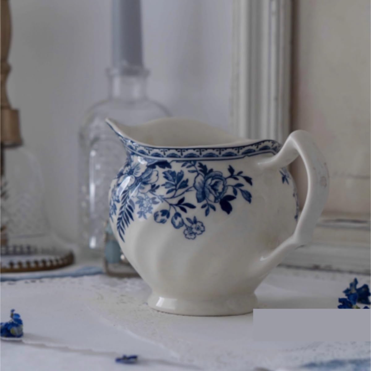 Saucenkanne Retro Floral Kaffee Milch Krug Honig Tasse Saft Eimer Hause Sauciere Geschirr