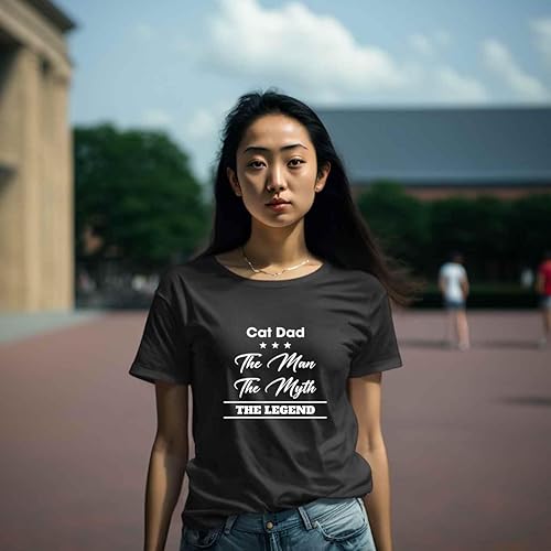 Miniatura 2 de Best Cat Dad Ever Gift On Father's Day - Man Myth Funny Love Kitten Graphic - for Cat Lovers Men Women Shirt