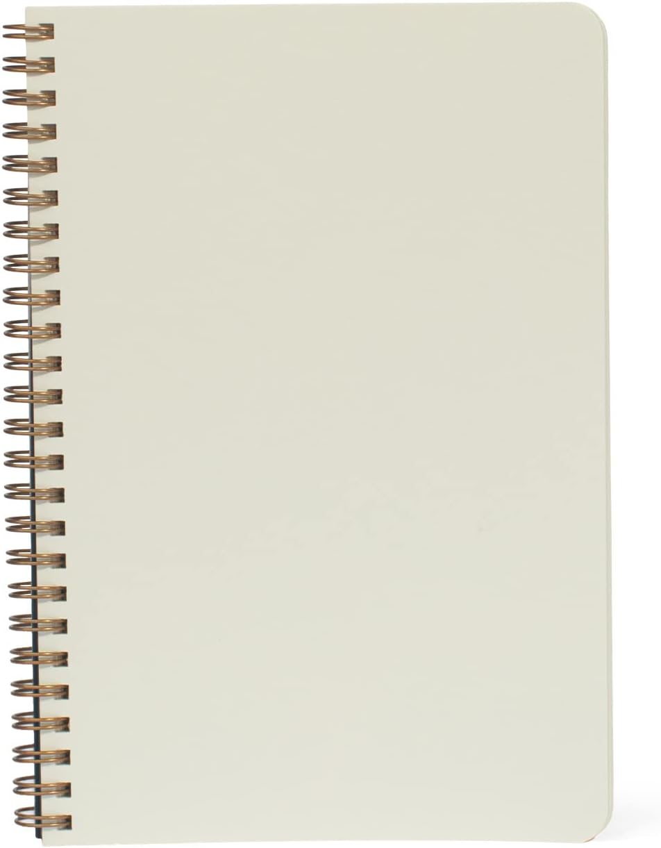 Kolo 5.5x8.5 Watercolor Book, Spiral Bound, 140lb/300gsm, Ideal for Watercolor, Acrylic, and Gouache