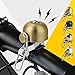 RNXRZANK 6X Bell for Handlebar Use, Clear Sound for BMX and Mountain Bikes