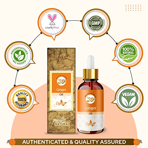 Image of Crysalis Ginger Oil 30 ml (1.01 fl oz) - Warm Spiced Aromatic Oil for Soap Making, Candles & DIY Blends