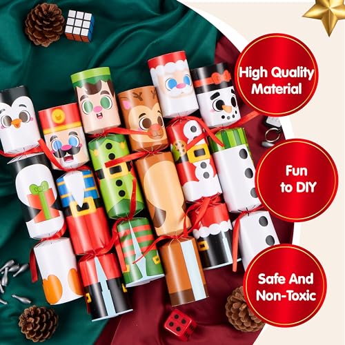 Joyin 13381 12 Pack Christmas Party Favor Non-Snap Party Table Favors With Christmas Characters Holiday Party Favor Supplies For Kids And Adults thumb #2