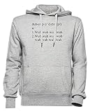 Dubstep Hombre Mujer Unisexo Sudadera con Capucha Jersey Gris Tamaño XXXL - Women's Men's Unisex Hoodie Sweatshirt Grey