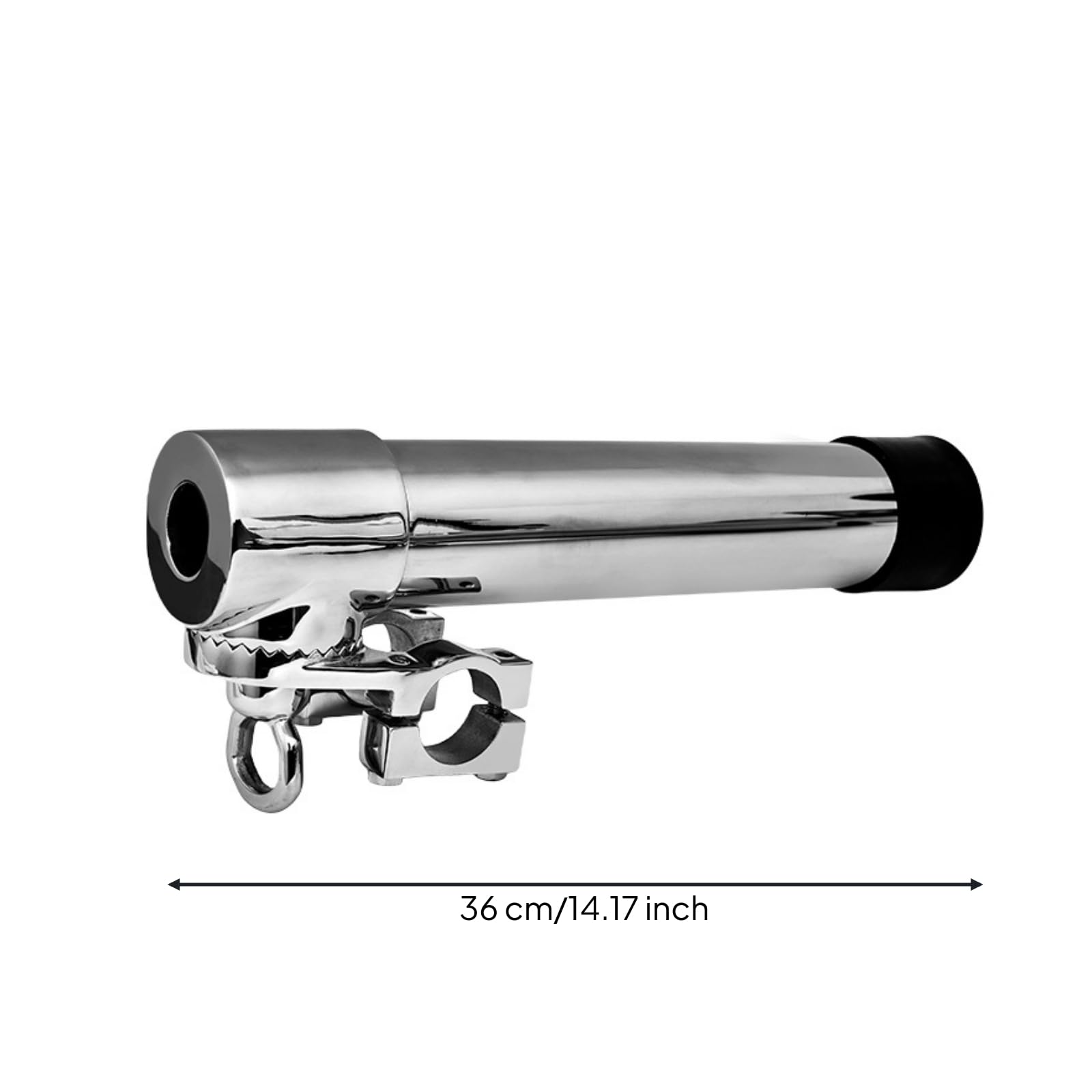 Portacanna da Barca da Pesca, Portacanna Da Pesca Girevole Unidirezionale 316 Con Morsetto Per Tubo 360mm