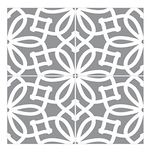 Wandkings Fliesenaufkleber 4er Set - Wähle ein Muster & Größe - \"Laura\" - 25 x 25 cm