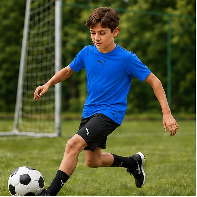 PUMA Boys Dry Fit Performance Active Basic Quick-Dry T-Shirt (Sizes 8-20) - image 6
