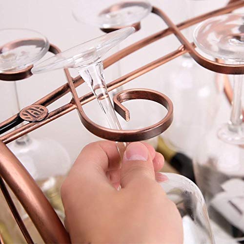 Soporte para botellas de vino de hierro hecho a mano miniatura 3