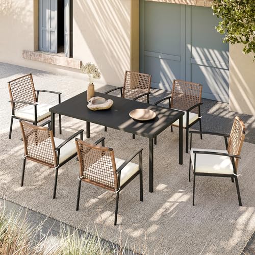 Lausaint Home FSS008BASIC 7 Pieces Patio Dining Set thumb #1
