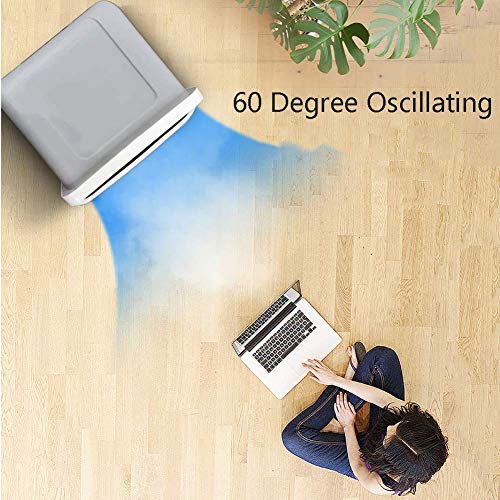 Isobu Liliang- Quiet Bladeless Touch Screen Anion Purify,Safety Air Conditioner Fan Humidification Function,Remote Control Evaporative Coolers-White 81 * 40 * 35Cm Bmzdlfj-1 #TOP4