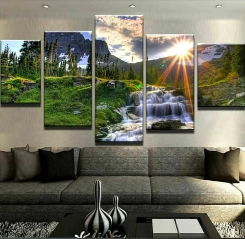 Peinture Sur Toile Moderne Nuages Brûlants Décoration Murale Haut De Gamme