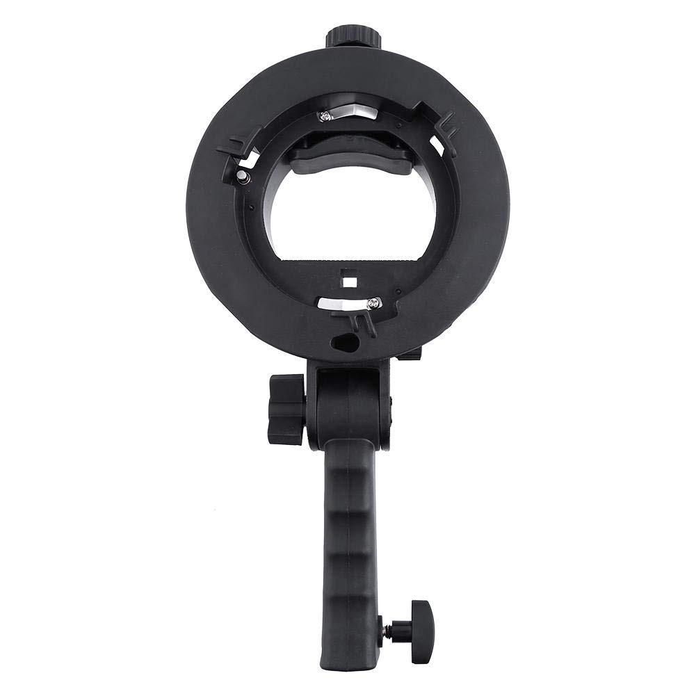 V BESTLIFE S-Type Bracket Bowens Mount Holder for Most Studio Flash Accessories, Such As Softbox, Standard Reflector.