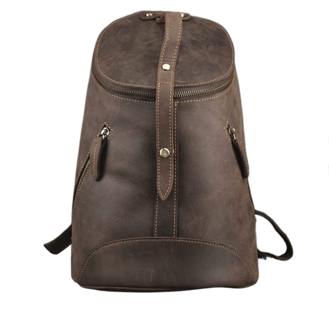 Mochila una Mochila Mochila Personalidad Casual Retro Bolsa de Moda de Mujeres en la Universidad (Color : A, Size : 23 * 16 * 33cm)