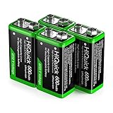 [Universelle Kompatibilität] HiQuick Akkus bieten eine perfekte Leistung für mehrere Anwendungen zur Unterstützung Ihres Geräts. Die 9V Akkus werden für Rauchmelder, Feuermelder, Multimeter, Thermometer, Fernbedienung, Bolzensucher, Mini-Fotodrucker, Vitalzeichenmonitor, CO2-Melder, Sprechanlage, Kinderspielzeug, Kirchenradiomikrofon, Kabeltester und Küchenwaage usw. verwendet.