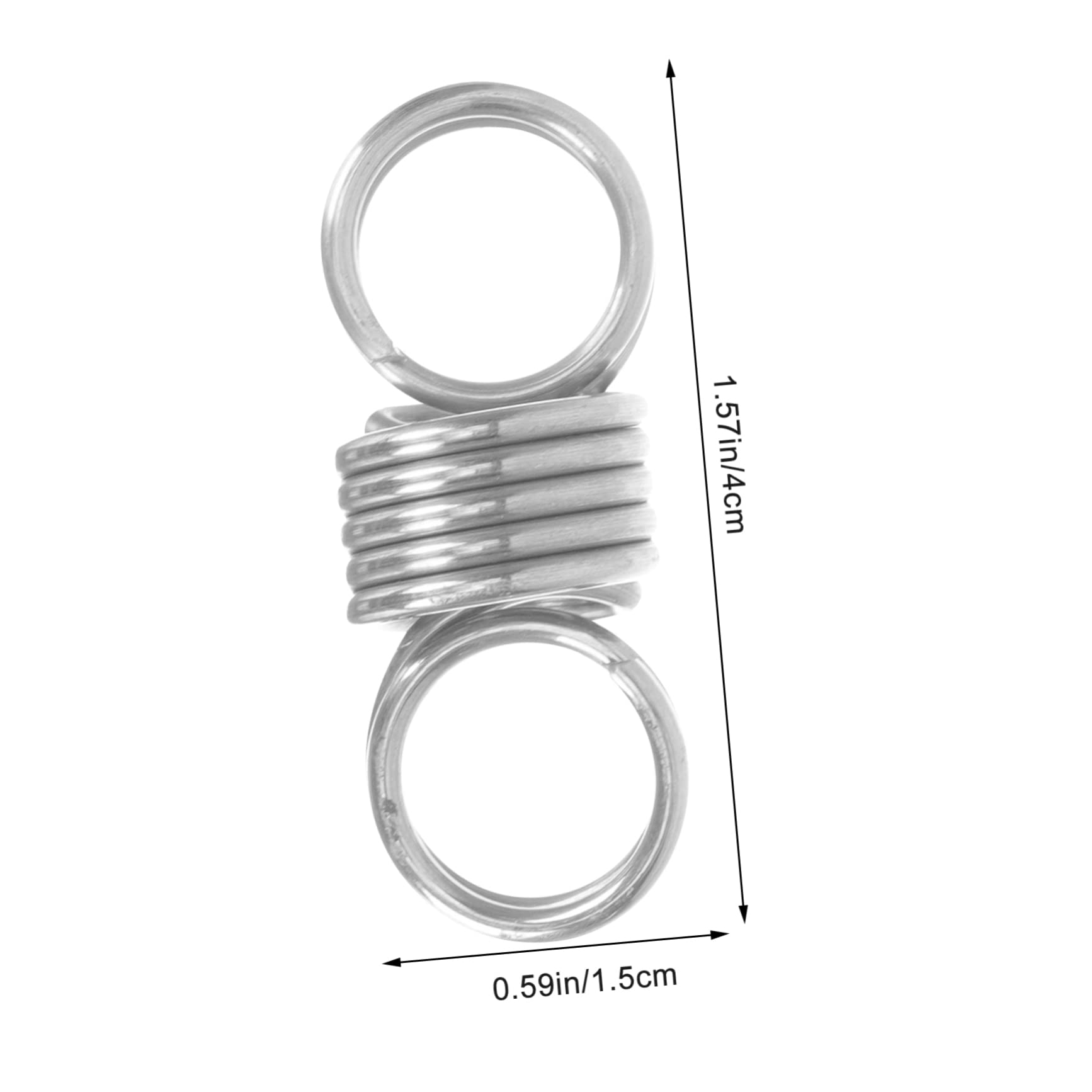 KICHOUSE Home Repair Spring Tool Tension Spring Home Repair Spring Stainless Steel Silver Tensile Spring