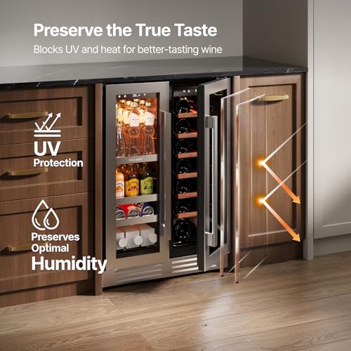 Luxury Home Bar Cabinet with Fridge