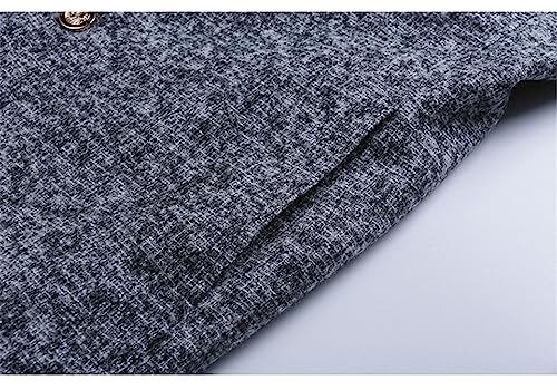 YTR6TW Men Spring Chinese Style Business Casual Stand Collar Male Blazer Slim Fit Mens Blazer Jacket3