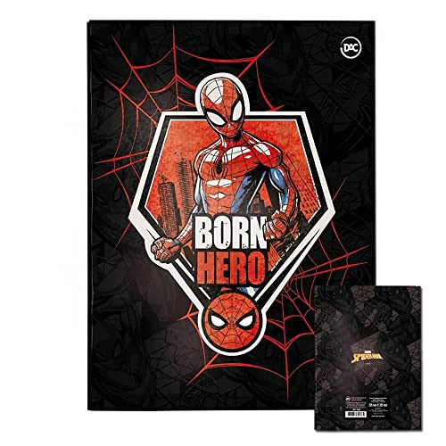 Pasta Catálogo Ofício com Lombo Ajustável Homem-Aranha Com 10 Envelopes