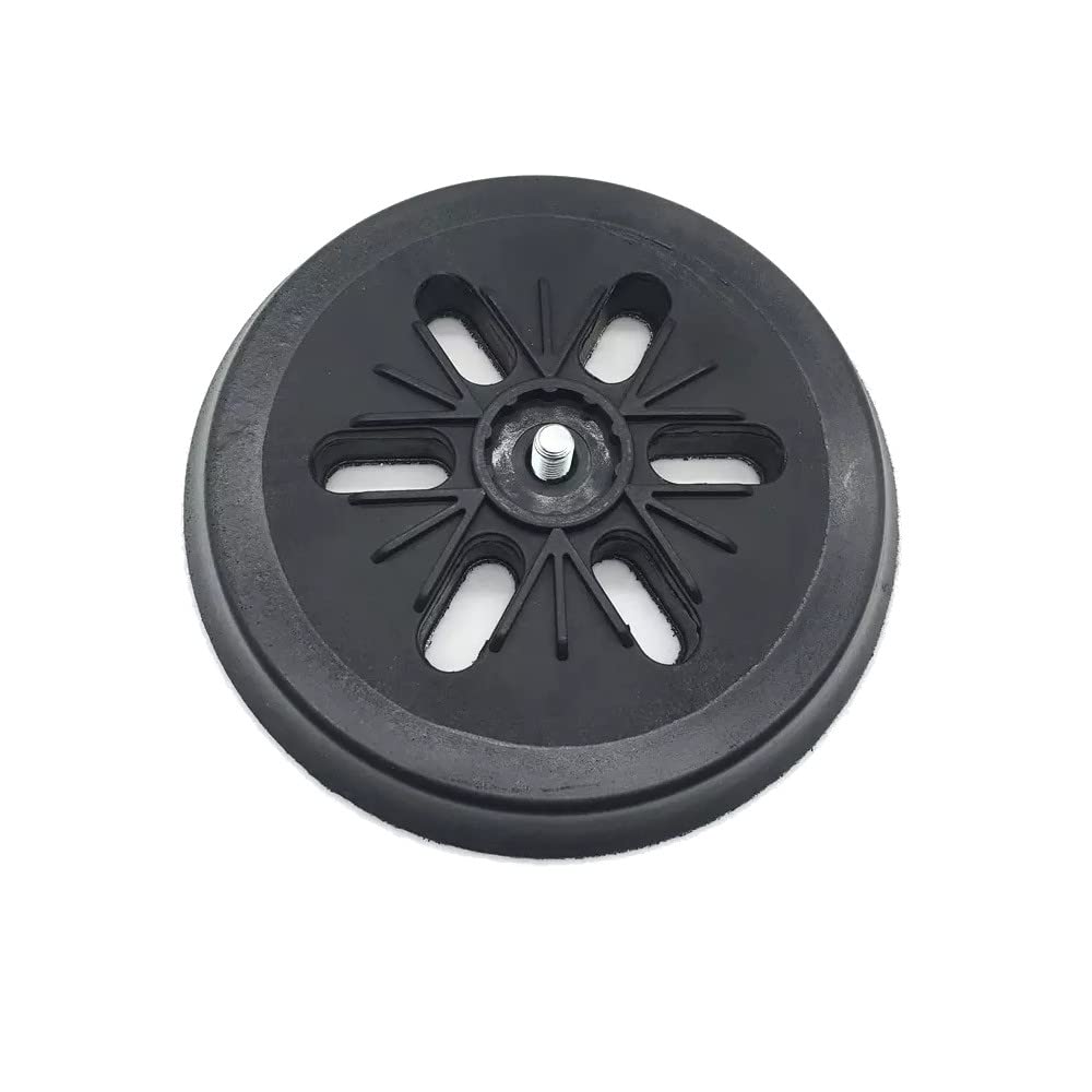 Trade-Shop - 3 discos abrasivos de 6 agujeros con cierre autoadherente, diámetro de 150 mm, incluye tornillo M8, compatible con lijadora orbital Bosch GEX 150 AC, PEX 420 AE