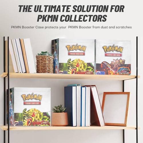 HTRYBNES 5 Pack Clear PKMN Booster Box Protector Case, 0.5mm Thick by HTRYBNES - Used condition - Image 3