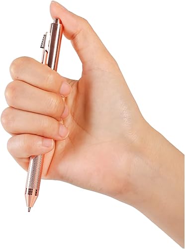 Miniatura 3 de Ipienlee Bolígrafos multifuncionales 4 en 1, bolígrafo multicolor de 0.028 in, bolígrafo de 3 colores y lápiz mecánico de 0.020 in en un bolígrafo,