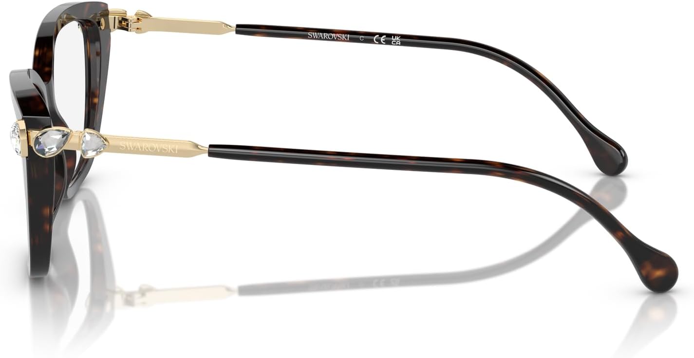 Swarovski womens Sk2011 Cat Eye Prescription Eyewear Frames