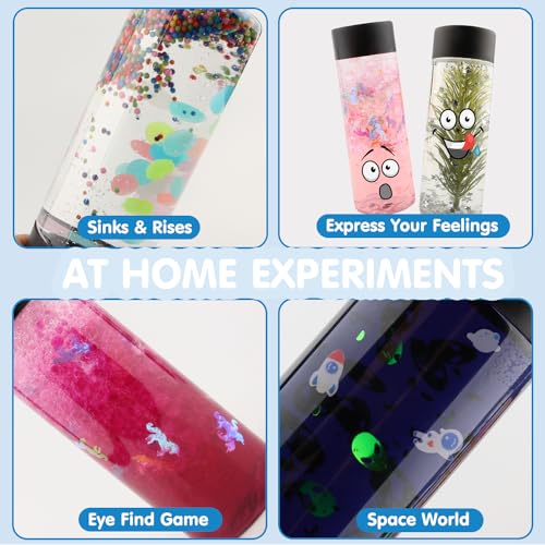 image for VMNlooking Sensory Bottles Kits Supplies Sensory Toys for Toddlers1-3,