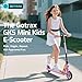 Gotrax GKS Mini Electric Scooter for Kids 6-12, Max 3.75 Miles & 7.5 Mph by 150W Motor, 6'' Wheel, Thumb Control Easy to Ride & Assemble, All-Metal Body Supports 121 lbs, Great Present for Boys Girls