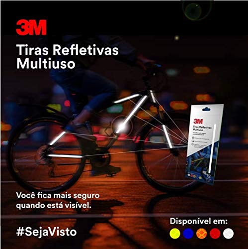 Tira Refletiva Multiuso 3M - cor branca