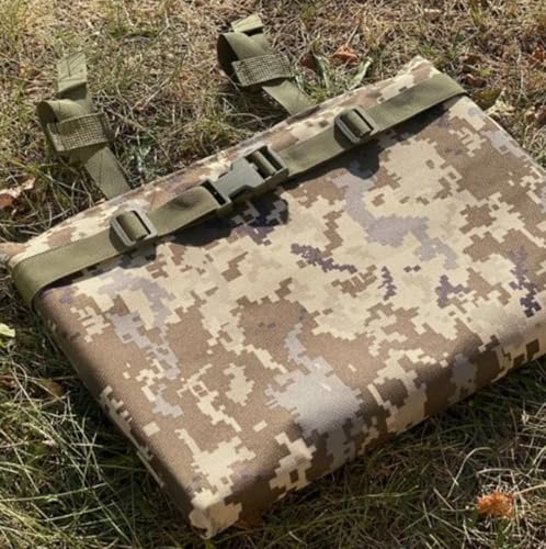 Tactical Pixel Portable Army Karemat Podzhopnik Sitting Pad for Outdoor Activities Kneeling and Seat Cushion for Comfort