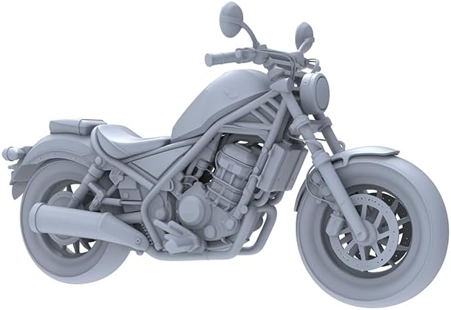 MRY-SFW Yao's Studio LYTA200040 1/200 Unpainted Cruiser Bike Model - Ideal for Customization & Scale Motorcycle Scenes 2pcs