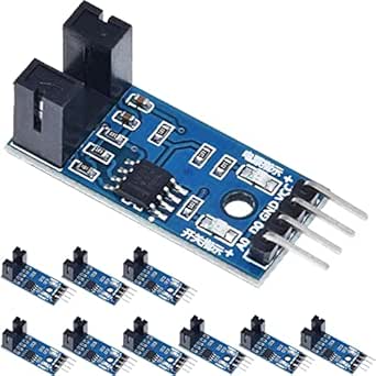 DAOKAI 10PCS Comparator Speed Sensor Module LM393 Chip Motor Measuring ...