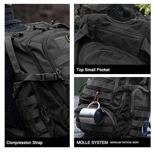 Mardingtop 25L Tactical Backpacks Molle Hiking daypacks for Camping Hiking Military Traveling Motorcycle3