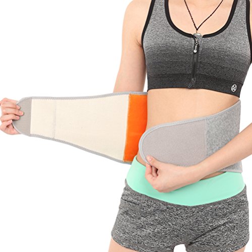 Faja lumbar térmica gruesa de felpa para invierno miniatura 2