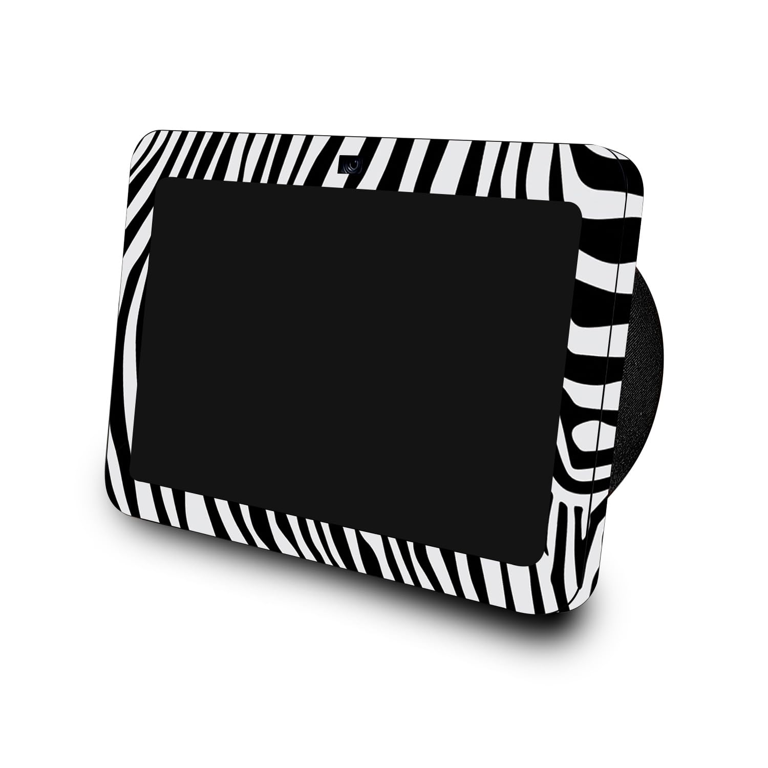 Skin Compatible with Amazon Echo Show 8 (3rd Gen, 2023) - Black Zebra - Premium 3M Vinyl Protective Wrap Decal Cover - Easy to Apply | Crafted in The USA by MightySkins