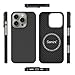 Real Aramid Fiber Case for iPhone 16 Pro Max [6.9 inch] Compatible with MagSafe,1500D Aramid Weave,Ultra-Thin Cover with a Caseless Feel,Carbon Fiber Textures Design Kevlar Protection (Black)