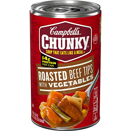 Campbell’s Chunky Soup, Roast Beef Tips With Vegetables Soup, 18.8