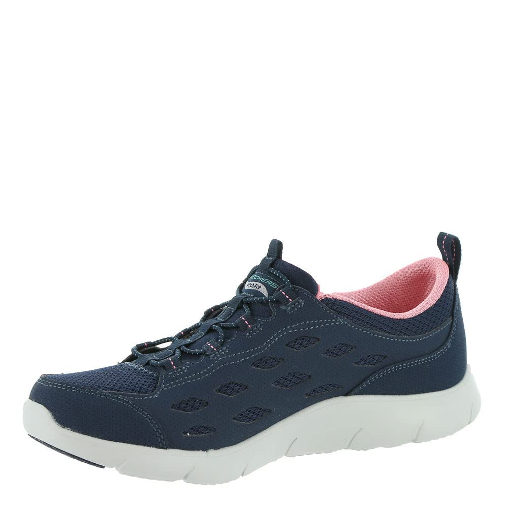 Skechers Womens Arch FIT Refine Navy/Coral Sneaker - 3 UK (104163) (B09M16YCQB) Amazon Price History, Amazon Price Tracker
