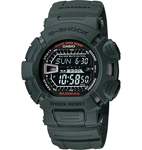 [�J�V�I]Casio �r���v GShock Green Mudman Digital Sports Watch G9000-3V �����Y [���s�A���i]