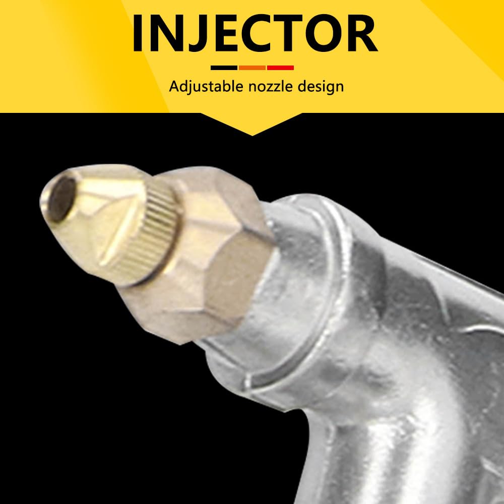 Pistola Pulverizadora de Pintura Base de Aire, Pistola de Pintura Base de Presión Ajustable de Aleación de Aluminio, Pistola Pulverizadora de Aire, para Protección contra el Óxido Automotriz
