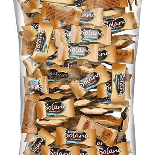 Miniatura 3 de Solano Caramelo Cremoso Sabor Café Y Sin Azúcar, Chuches Halloween, Golosinas Halloween 1kg