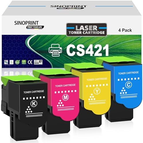 3 Pack C3224 C3210C0 C3210M0 C3210Y0 Toner Cartridges Replacement For Lexmark Set For C3326
