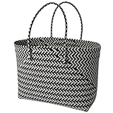 ニトリ(NITORI) PP模様編みバッグ ne BK 2115100042053