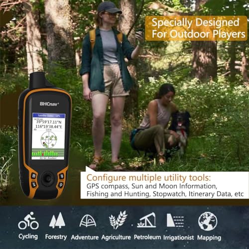 Bhcnav Nava F30 Handheld Gps Units,Colorful Map Handheld Gps Navigation Device,Land Accuracy Surveying Gps Equipment For Outdoor Hiking Hunting Traveling Adventures thumb #3