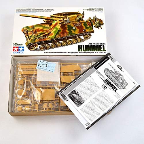 TAMIYA 35367-1:35 Duitse pantser-haubitzter Hummel (3) Sp.Prod, modelbouw, plastic bouwpakket, knutselen, hobby, lijmen, plastic bouwset, okerkleuren