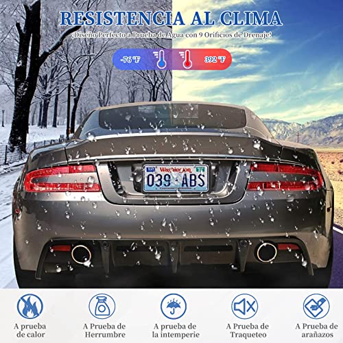 Viaje Y Protección, Automotive Parts and Accessories portaplacas Marca CHEELOM (3)