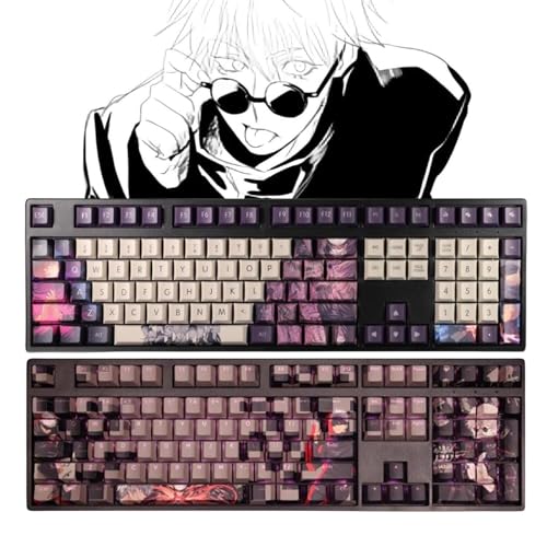 Amazon | じゅじゅつ カイセ PBT キーキャップ 五条悟 キャラクター