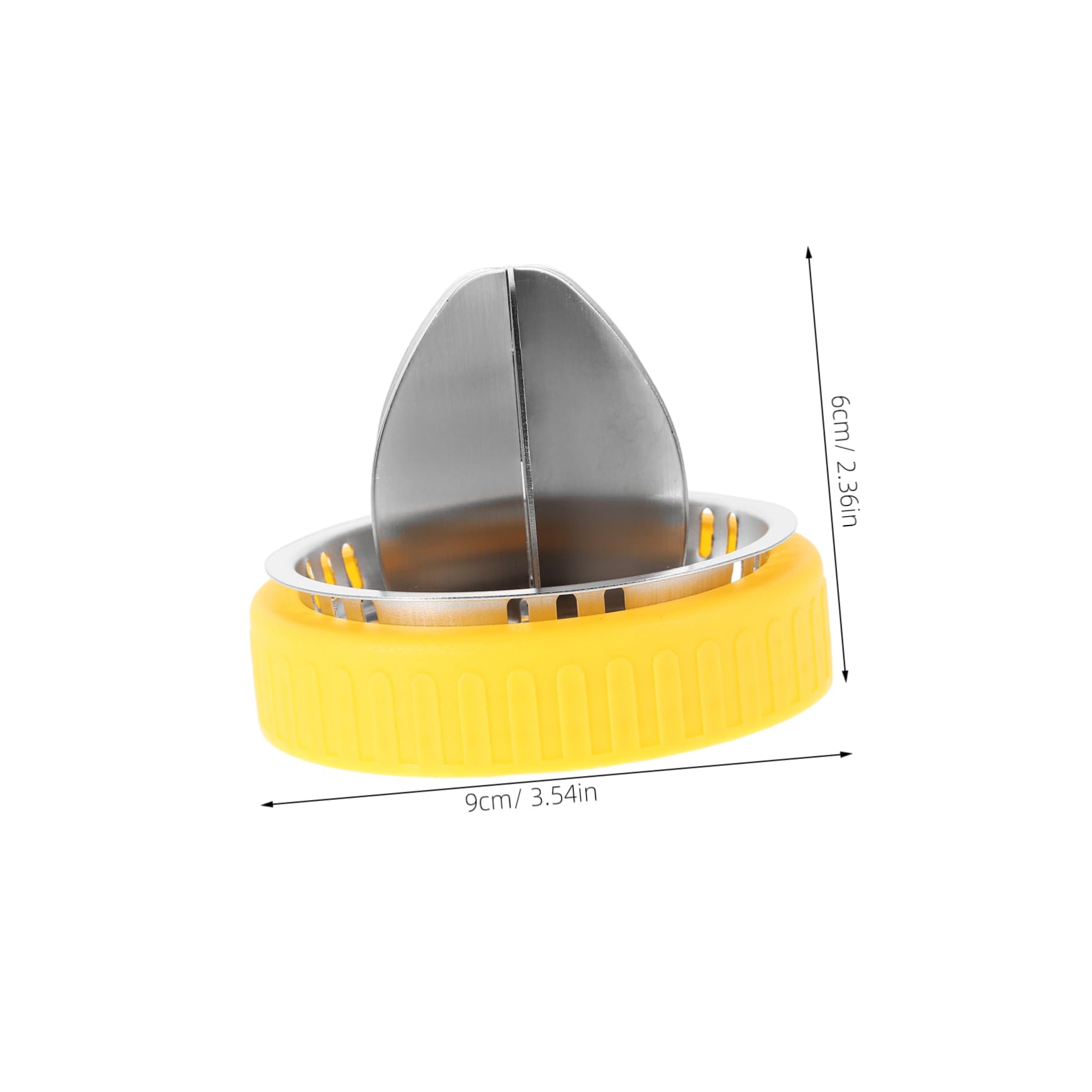 GRIRIW Manual Juicer Stainless Steel Citrus Squeezer with Ergonomic Handle for Maximum Juice Extraction Easy to Clean for Home Commercial Use