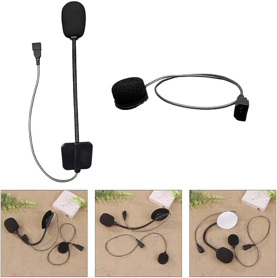 Enhanced Clear Helmets Microphone for Cardo Asmax Reso Intercom Systems