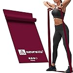 A AZURELIFE Professional 8 Yards Bulk Resistance Bands Rolls or 5,6,7 ft. Long Non-Latex Elastic Exercise Bands, Stretch Bands for PT, Yoga, Pilates, Rehab, at-Home or The Gym Workouts