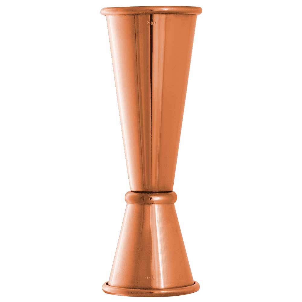 Urban Bar Jigger Ginza Spirit Measures Copper Finish Model 1oz/2oz No UB117CP